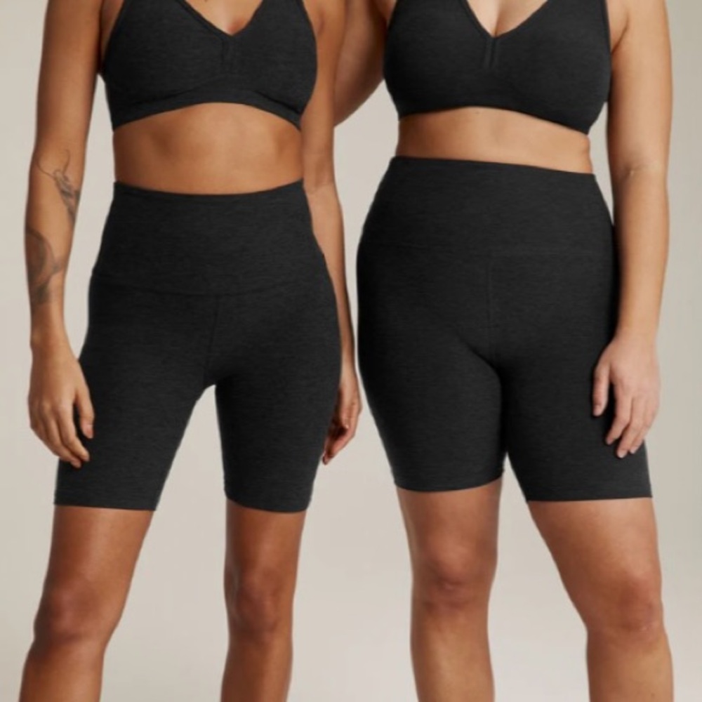 Spacedye High-Waisted Biker Shorts